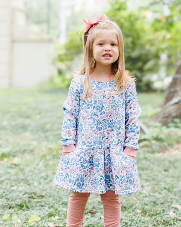 Autumn Blooms French Terry Tunic Set