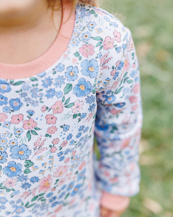 Autumn Blooms French Terry Tunic Set