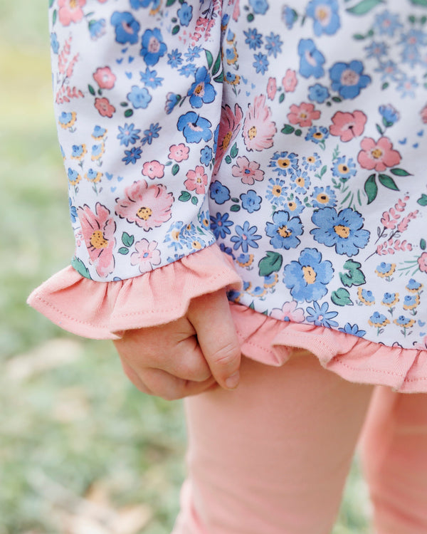 Autumn Blooms Elise Ruffle Pullover Set