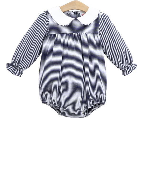Lottie Bubble - Navy Stripe