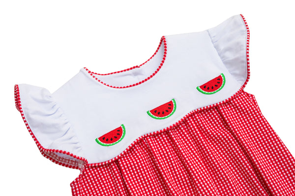 Watermelon Scallop Dress