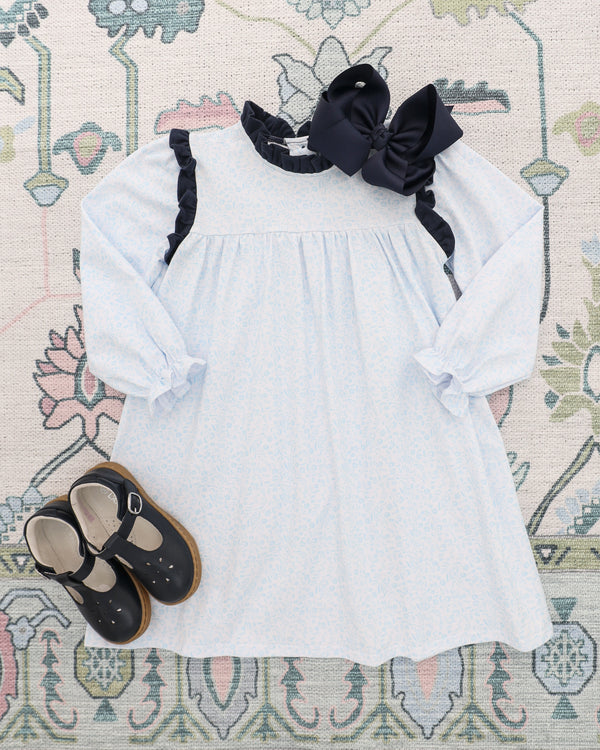 Blue Blooms Hallie Dress