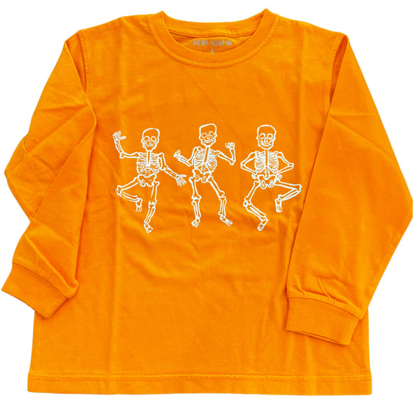 Orange Skeleton T-Shirt