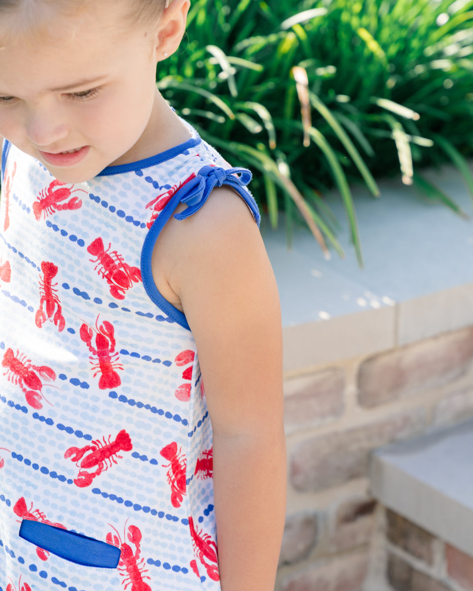 lobster dress 6 Casual Sleeveless V-Neck Pocket Size:M/48 Press lightly for a OB 10/US 6