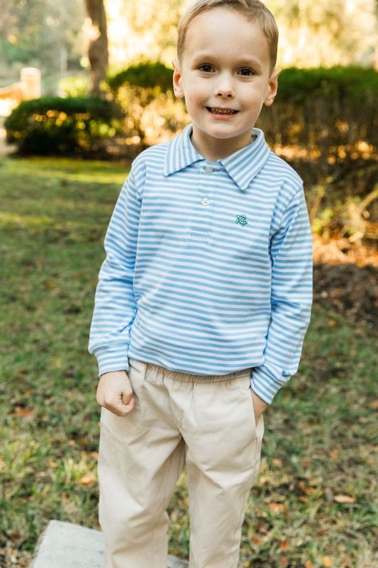 Charlie Pull on Pant- Khaki Twill