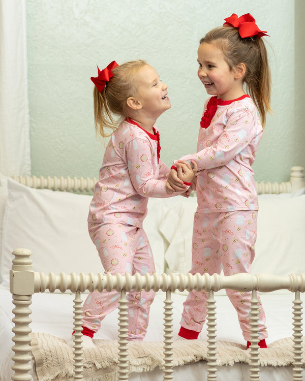 Milk & Cookies Ruffle Lounge Set