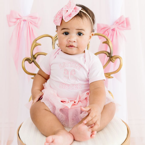 Little Sister Bow Bodysuit