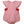 Mouse Ears Red Scalloped Bubble