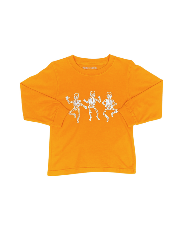 Orange Skeleton T-Shirt