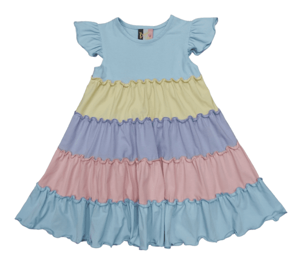 Pastel Colorblock Dress