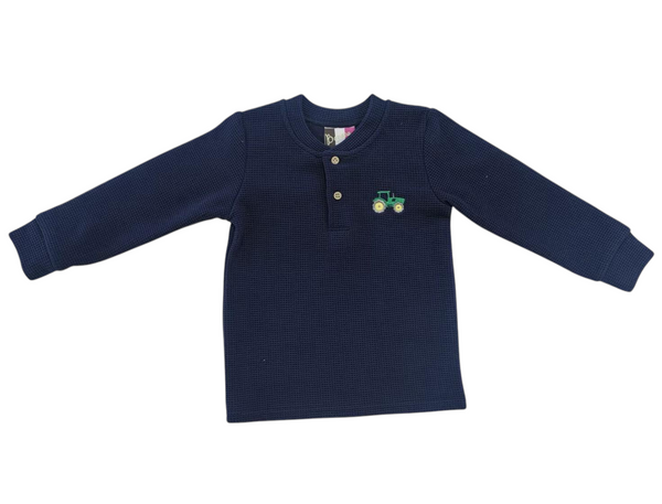 Henley Shirt- Tractor