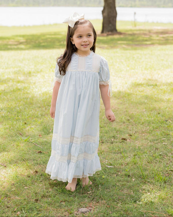 Mary Claire Dress - Blue