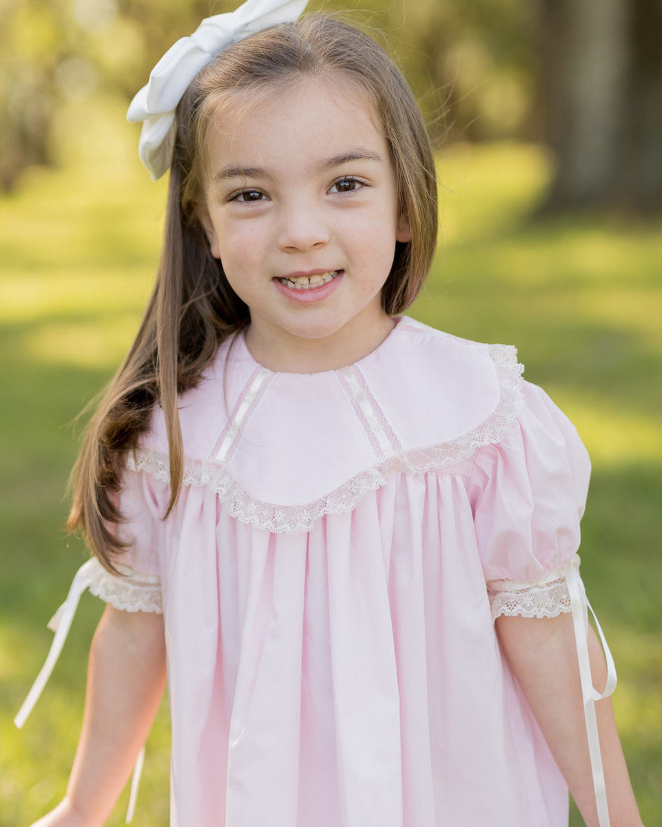 Paisley Dress- Pink – Smock Candy