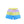 Colorblock Swim Trunks- Pastel