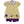 Load image into Gallery viewer, Game Day Pleat Bloomer Set- Yellow Stripe