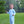 Load image into Gallery viewer, Thomas Romper- Mint Stripe & Blue