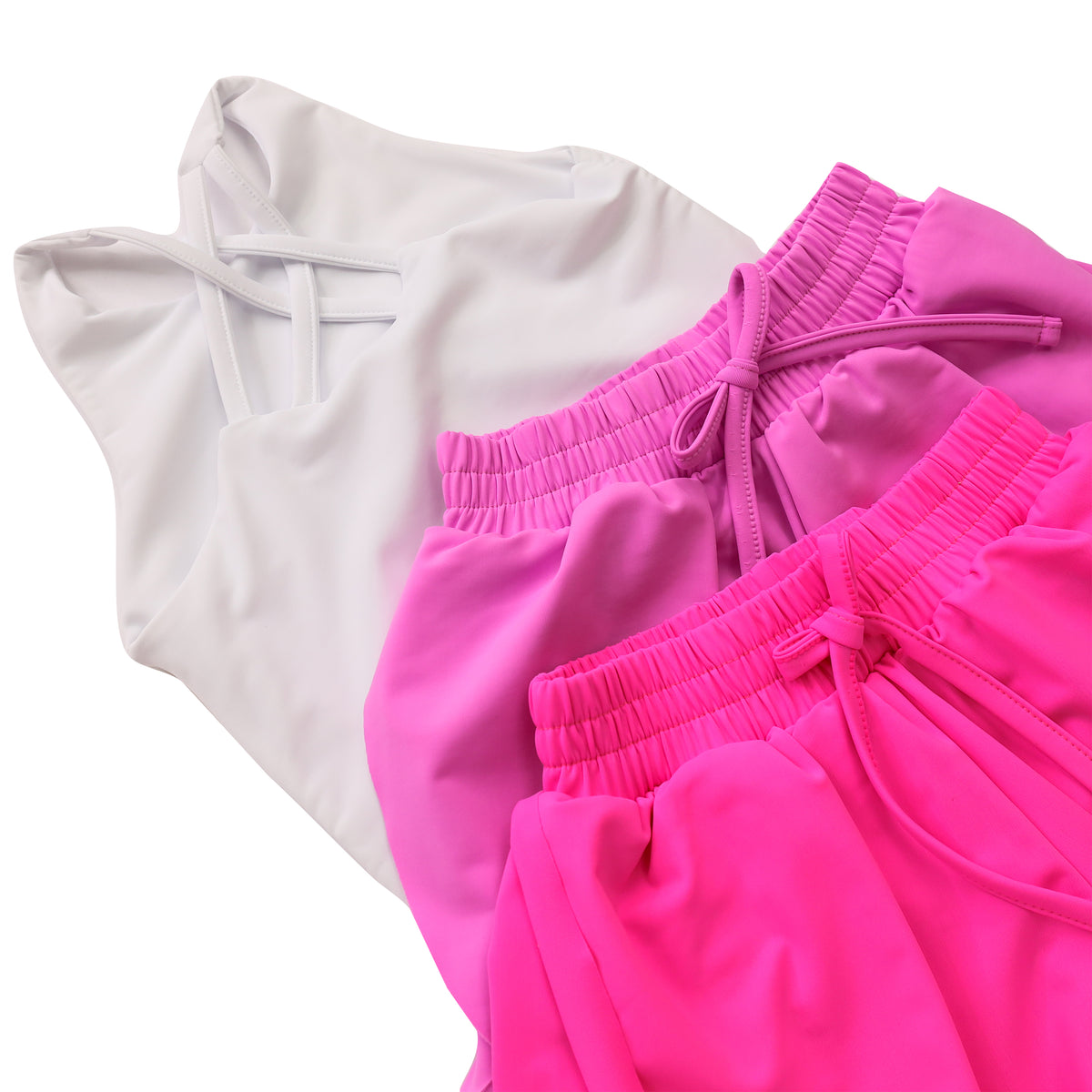 Light Pink Butterfly Shorts main image 1