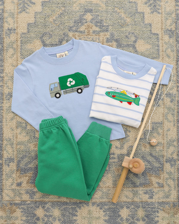 Fleece Sweatpants- Green