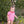 Eleanor Bubble- Hot Pink Stripe