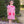 Eleanor Dress- Hot Pink Stripe
