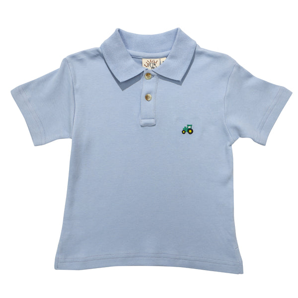 Tractor Embroidery SS Polo