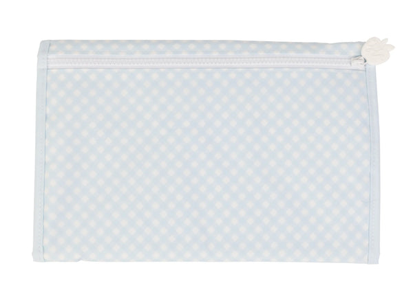 Blue Gingham Changing Pad