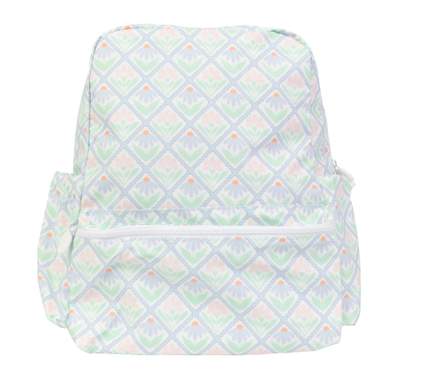 Pastel Floral Backpack- Large