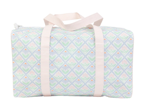 Pastel Floral Duffle Bag