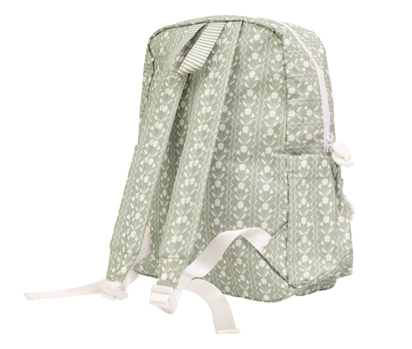 Sage Floral Backpack- Small