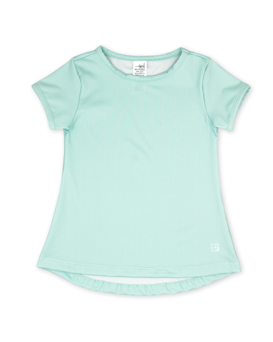 Bridget Basic Tee Cotton Candy Blue