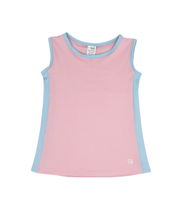 Maddy Tank- Cotton Candy Pink, Cotton Candy Blue