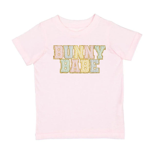 Bunny Babe Patch Easter T-Shirt