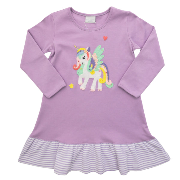 Dazzling Darla L/S Ruffle Dress