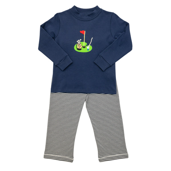 Golf Green Pants Set