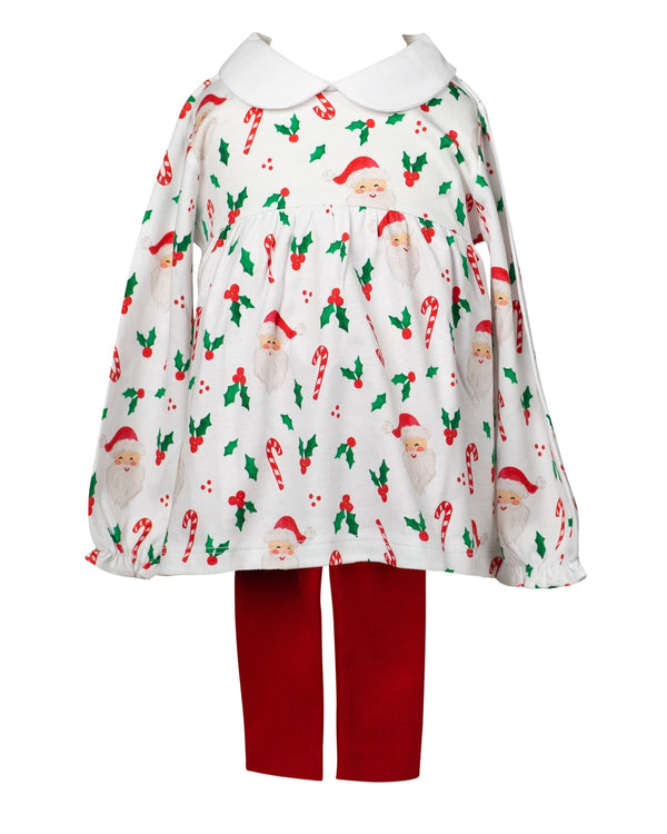 St. Nick L/S Tunic Set W/Leggings