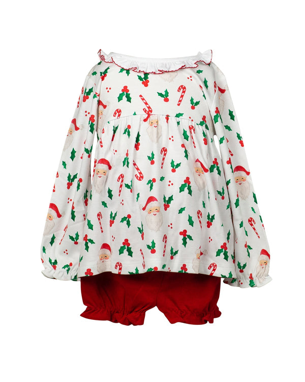 St. Nick L/S Bloomer Set
