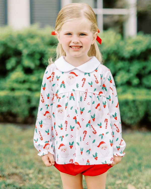 St. Nick L/S Bloomer Set