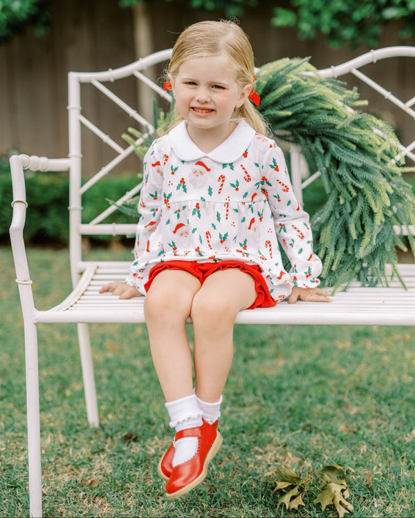 St. Nick L/S Bloomer Set