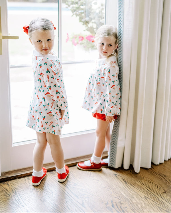 St. Nick L/S Bloomer Set