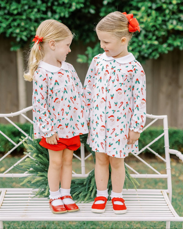 St. Nick L/S Bloomer Set