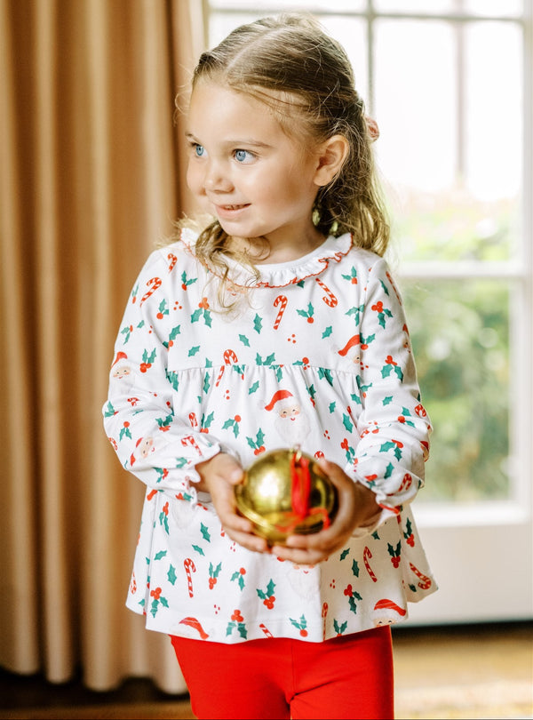 St. Nick L/S Tunic Set W/Leggings