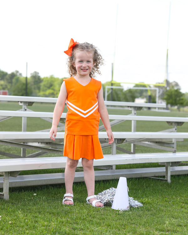 Cheer Uniform Set- Orange