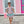 Tiered Mini Skort- Pink & Turquoise Marigold