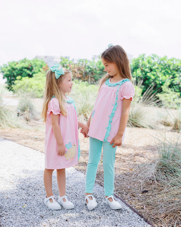 Turkey Ruffle Pants Set