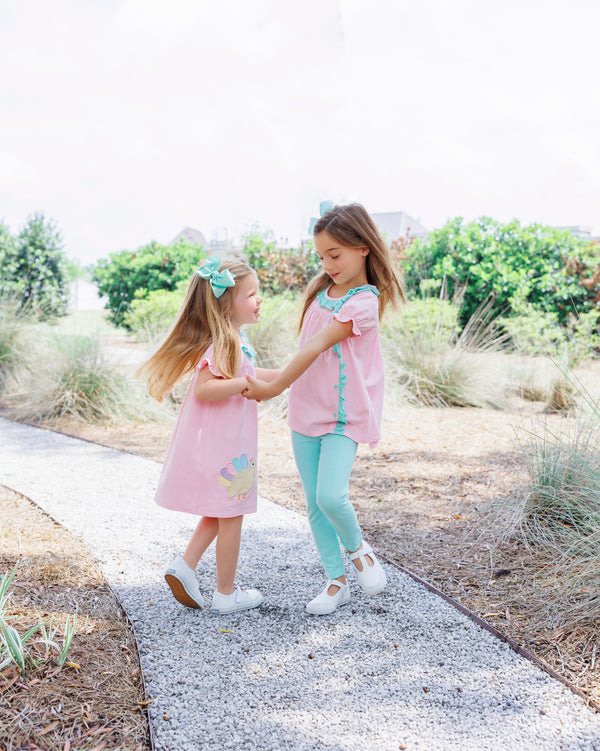 Turkey Ruffle Pants Set