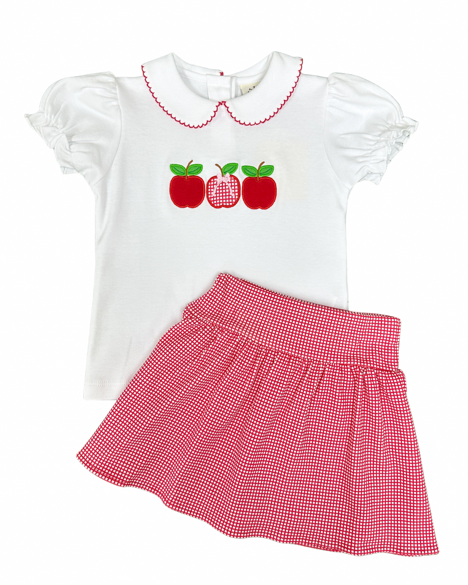 Apple Trio Peter Pan Blouse – Smock Candy