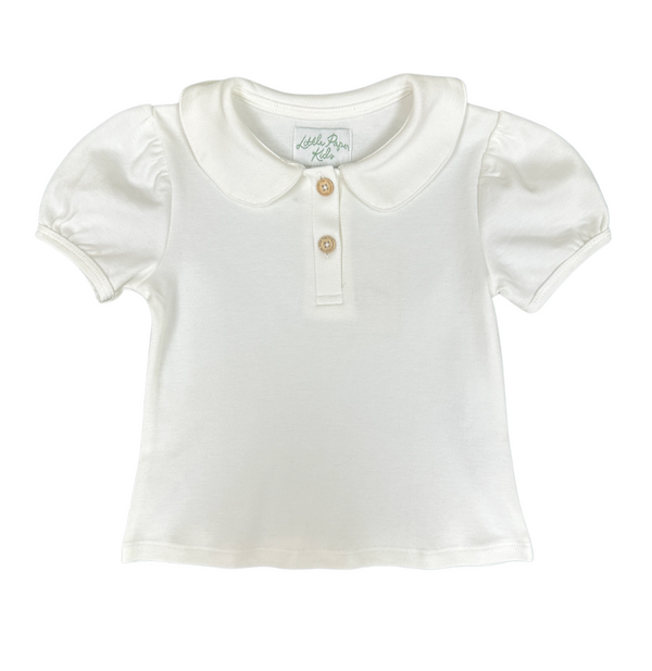 Elle Polo- Cream