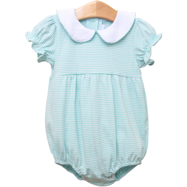 Charlotte Bubble- Mint Stripe