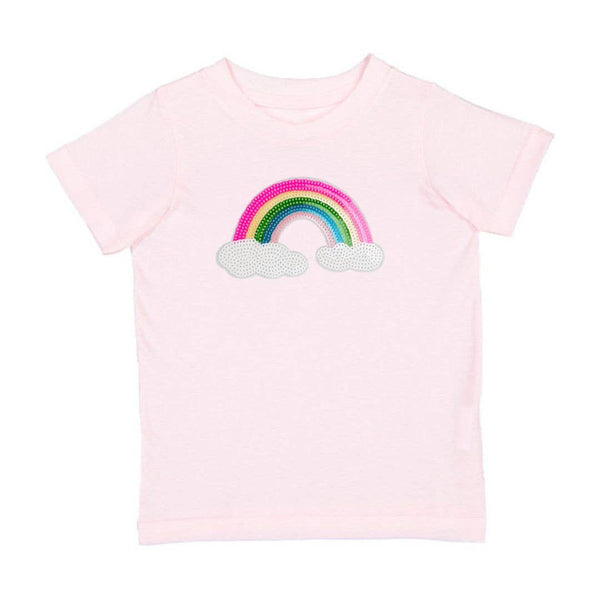 Rainbow Sequin Patch T-Shirt