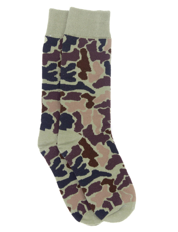 Lucky Duck Socks Vintage Camo